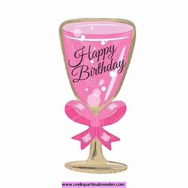 Şampanya Bardak Folyo Balon